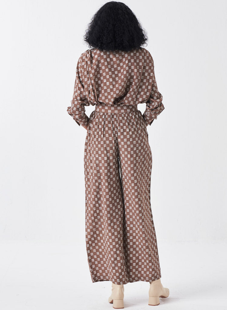 All Over Brick Print Shirt