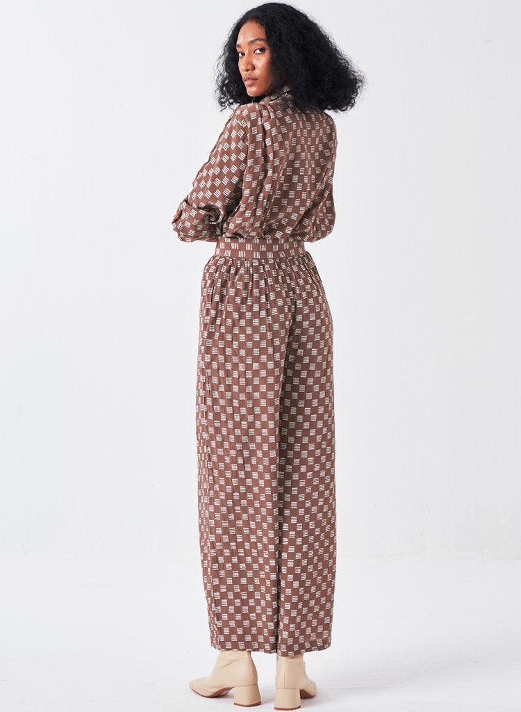 All Over Brick Print Shirt