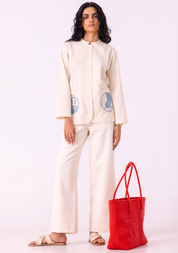 Alma Off White Shacket