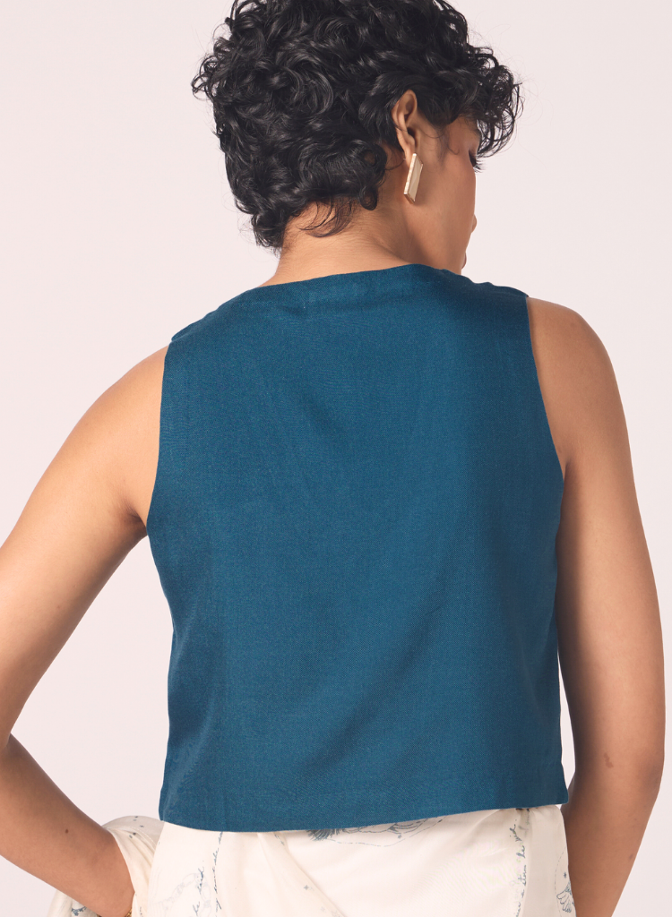 Altair Silk Crop Top