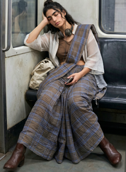 Am in Love Mocha Saree
