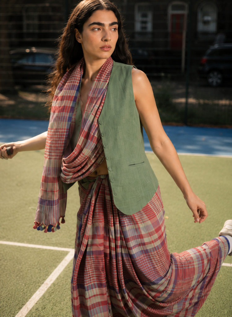 Am in Love Paprika Saree