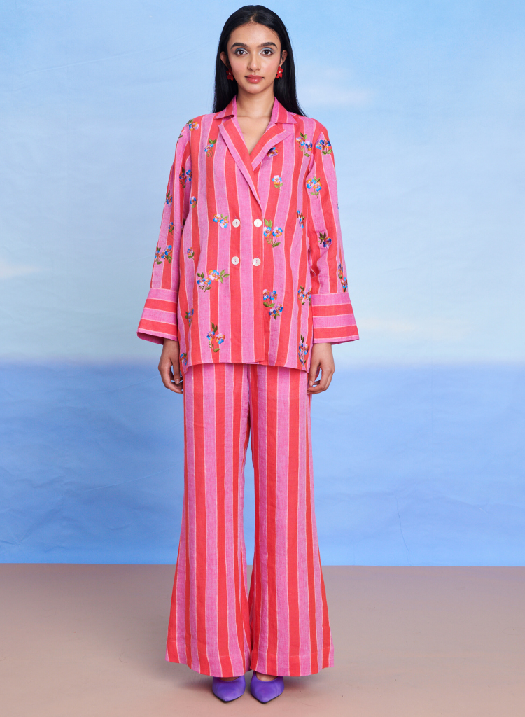 Amalfi Blazer Shirt Set