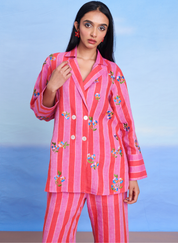 Amalfi Blazer Shirt Set