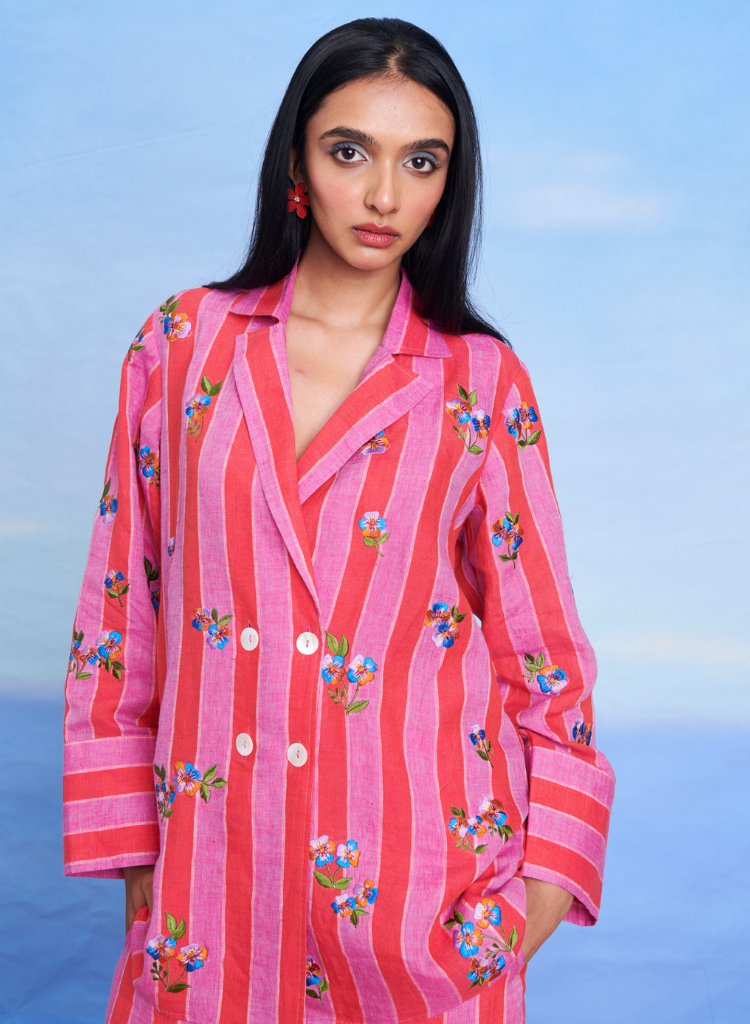 Amalfi Blazer Shirt Set