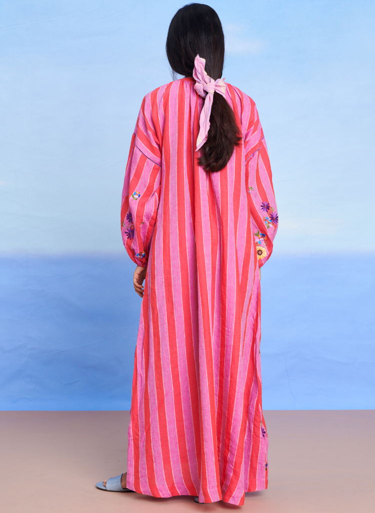 Amalfi Puff Sleeves Dress