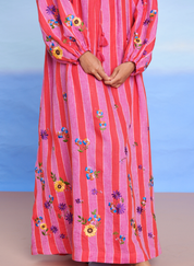 Amalfi Puff Sleeves Dress