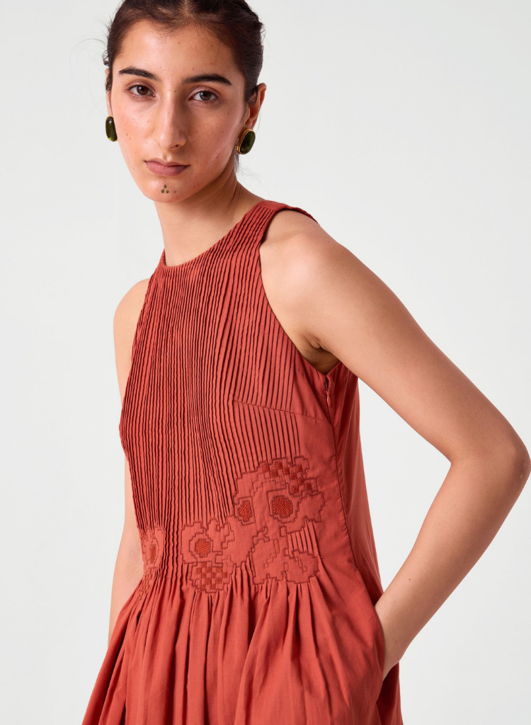 Amani Embroidered Dress