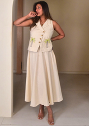 Amara Appliqué Vest