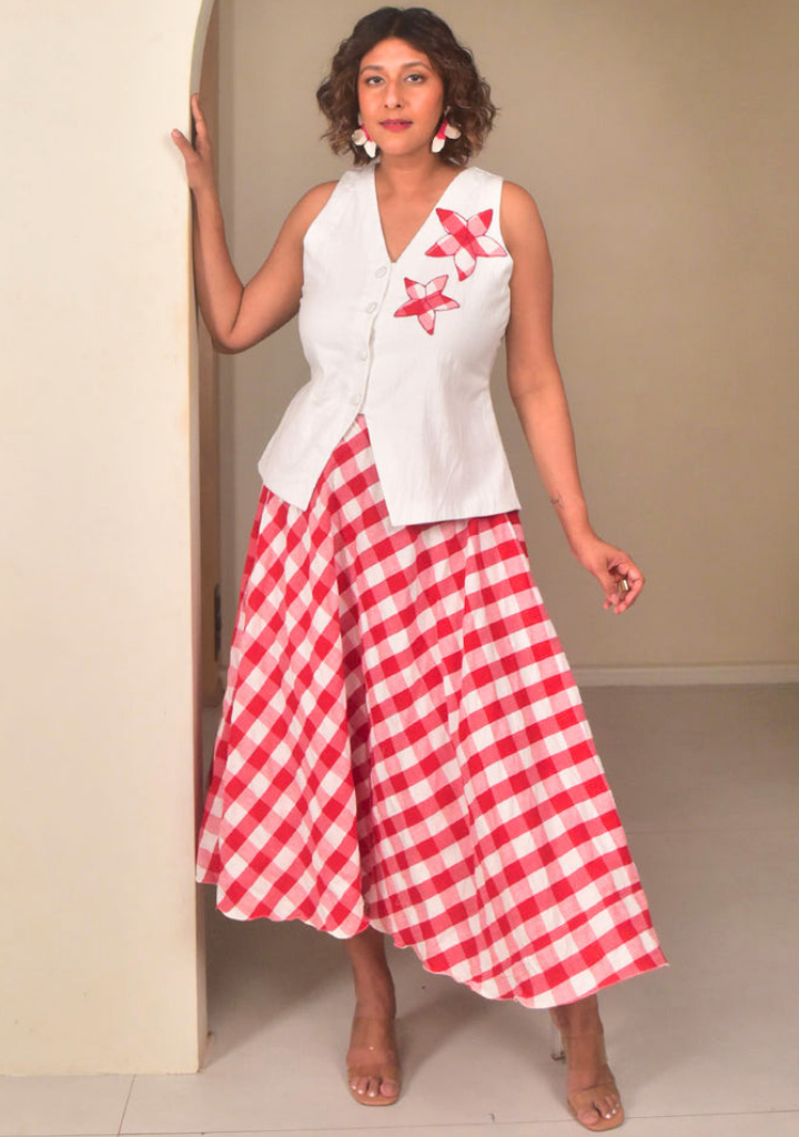 Amara Appliqué Vest