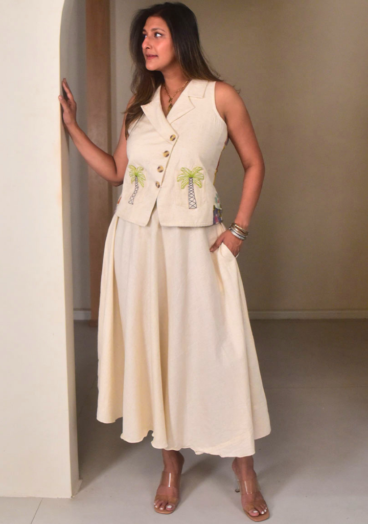 Amara Appliqué Vest