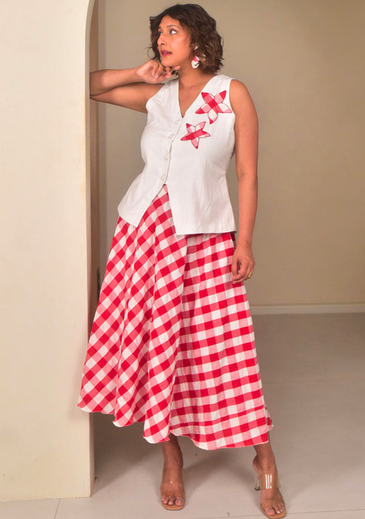 Amara Appliqué Vest