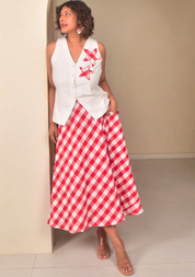 Amara Appliqué Vest