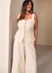 Amara Button Down Vest