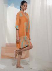 Amber Flow Patch Tunic