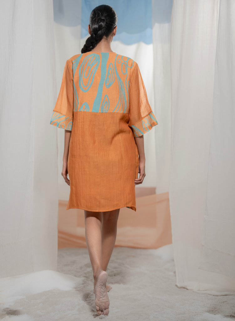 Amber Flow Patch Tunic