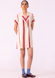 Amy Striped Blazer Dress
