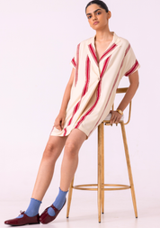 Amy Striped Blazer Dress