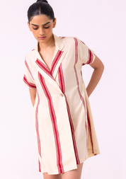 Amy Striped Blazer Dress