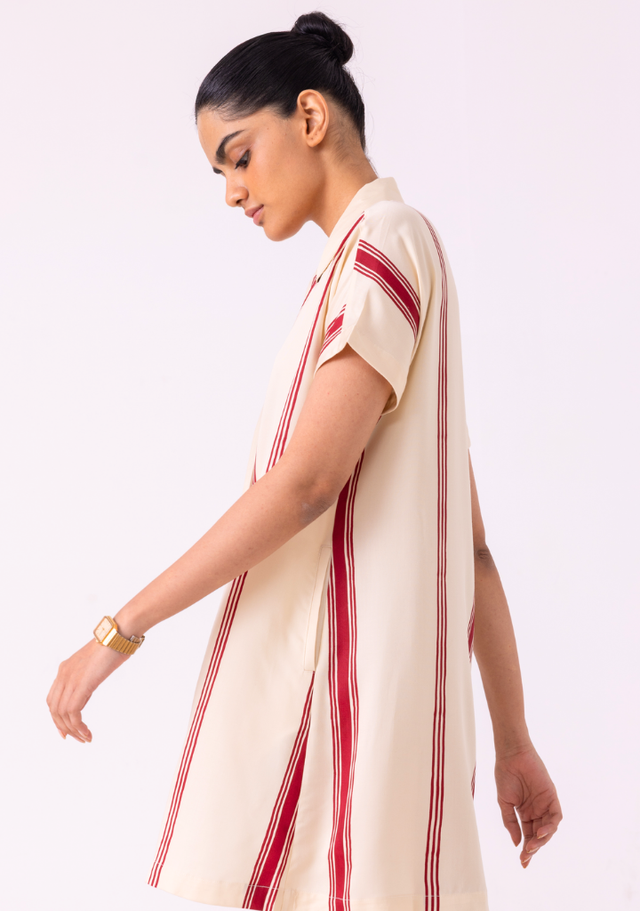 Amy Striped Blazer Dress