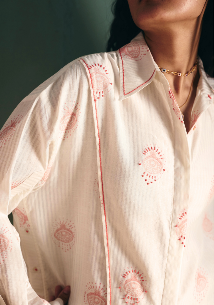 Anastasia Printed Button-Down Dress