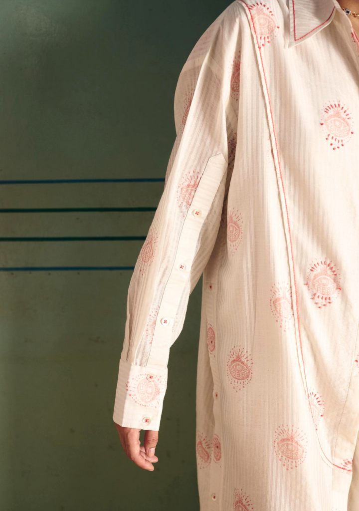 Anastasia Printed Button-Down Dress