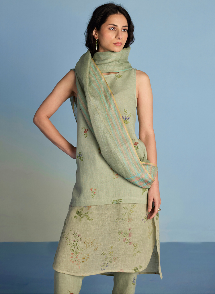 Aneya Patchwork Dupatta Set