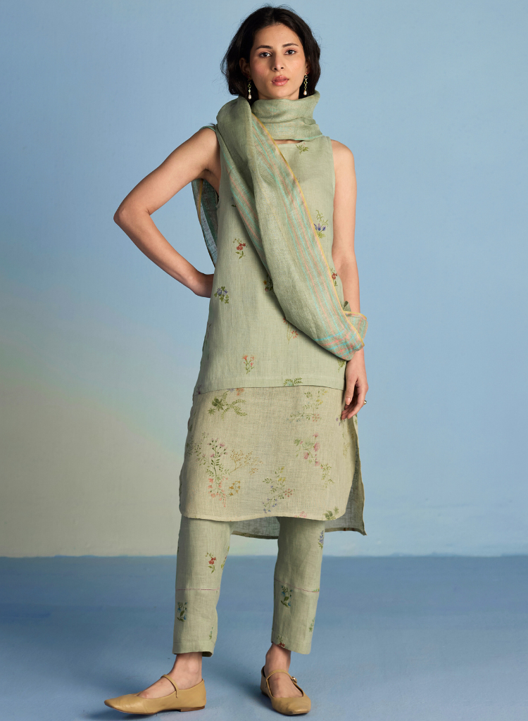 Aneya Patchwork Dupatta Set