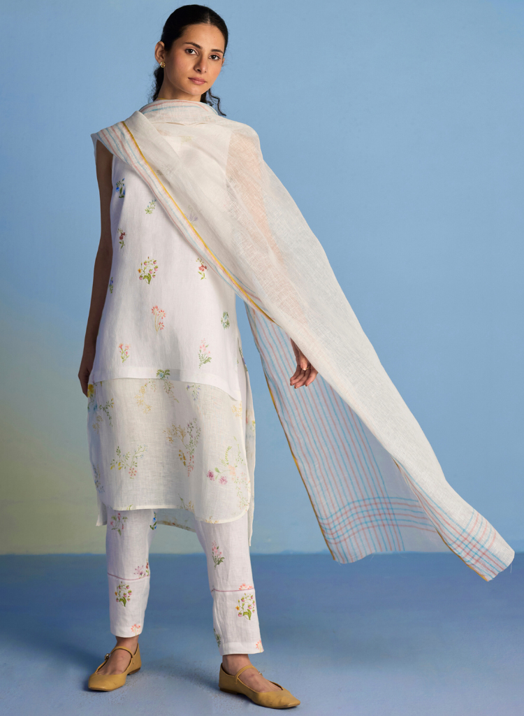 Aneya Patchwork Dupatta Set