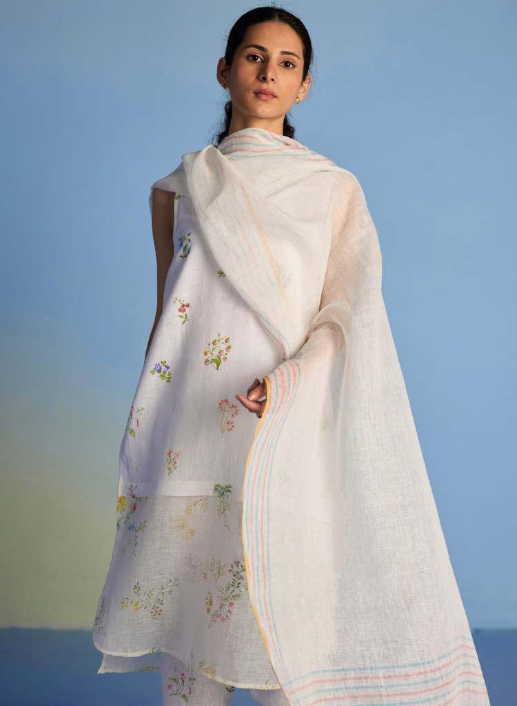 Aneya Patchwork Dupatta Set