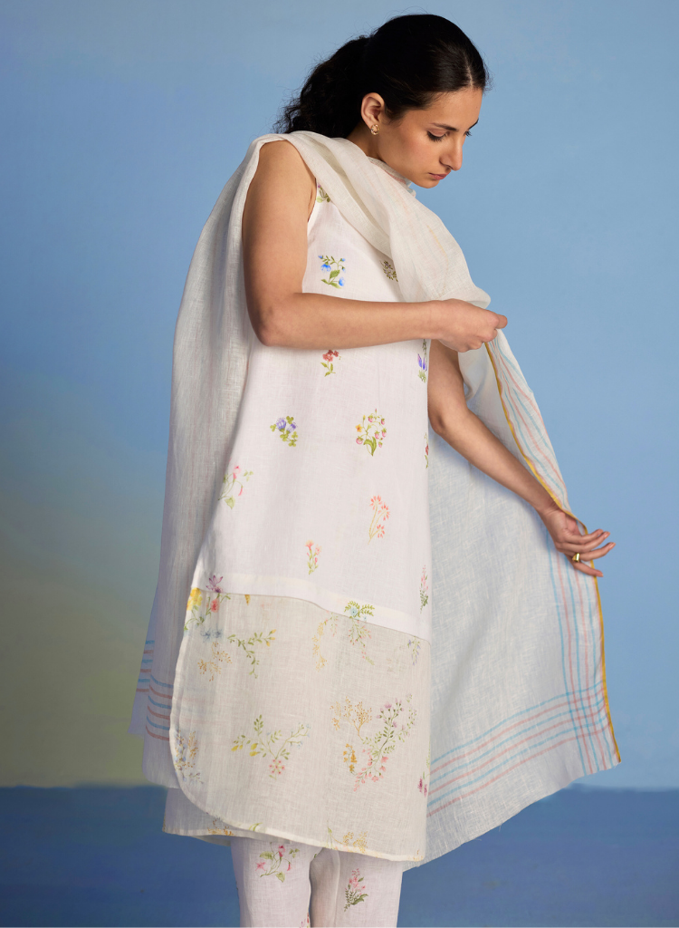 Aneya Patchwork Dupatta Set