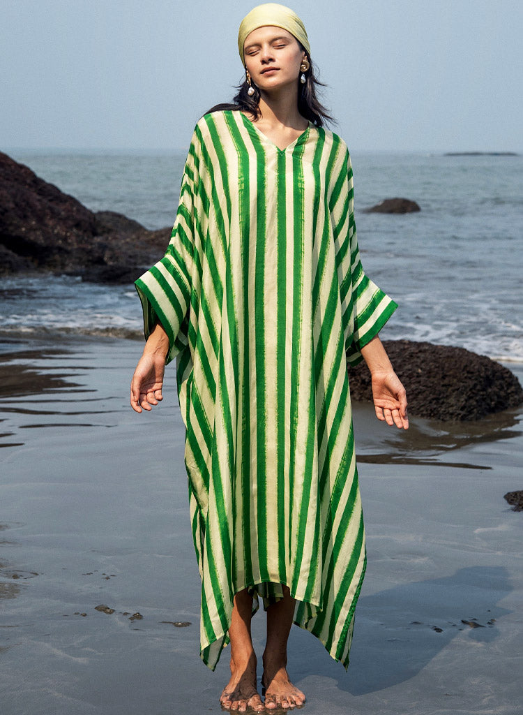 Angela Stripe Kaftan