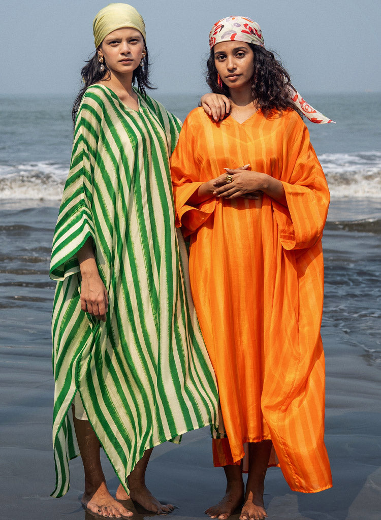Angela Stripe Kaftan