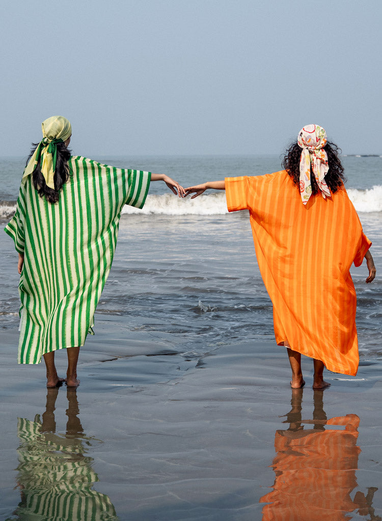 Angela Stripe Kaftan