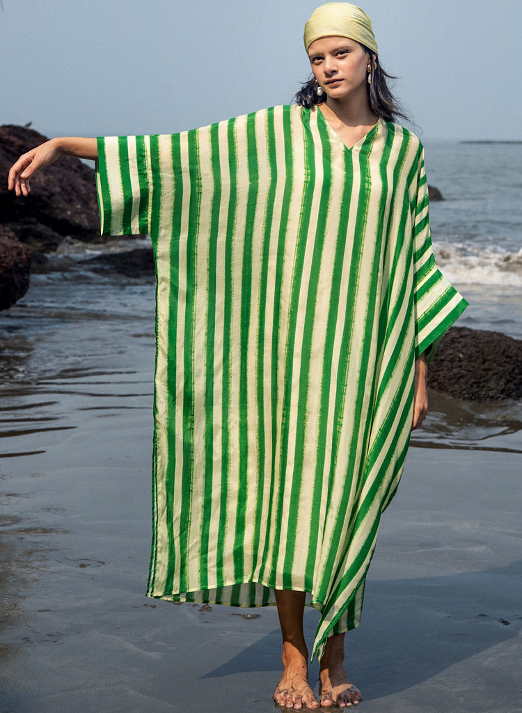 Angela Stripe Kaftan