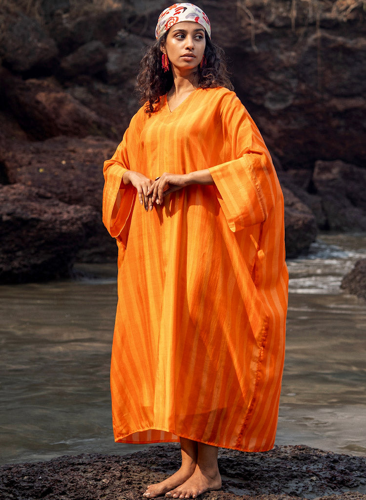 Angela Stripe Kaftan