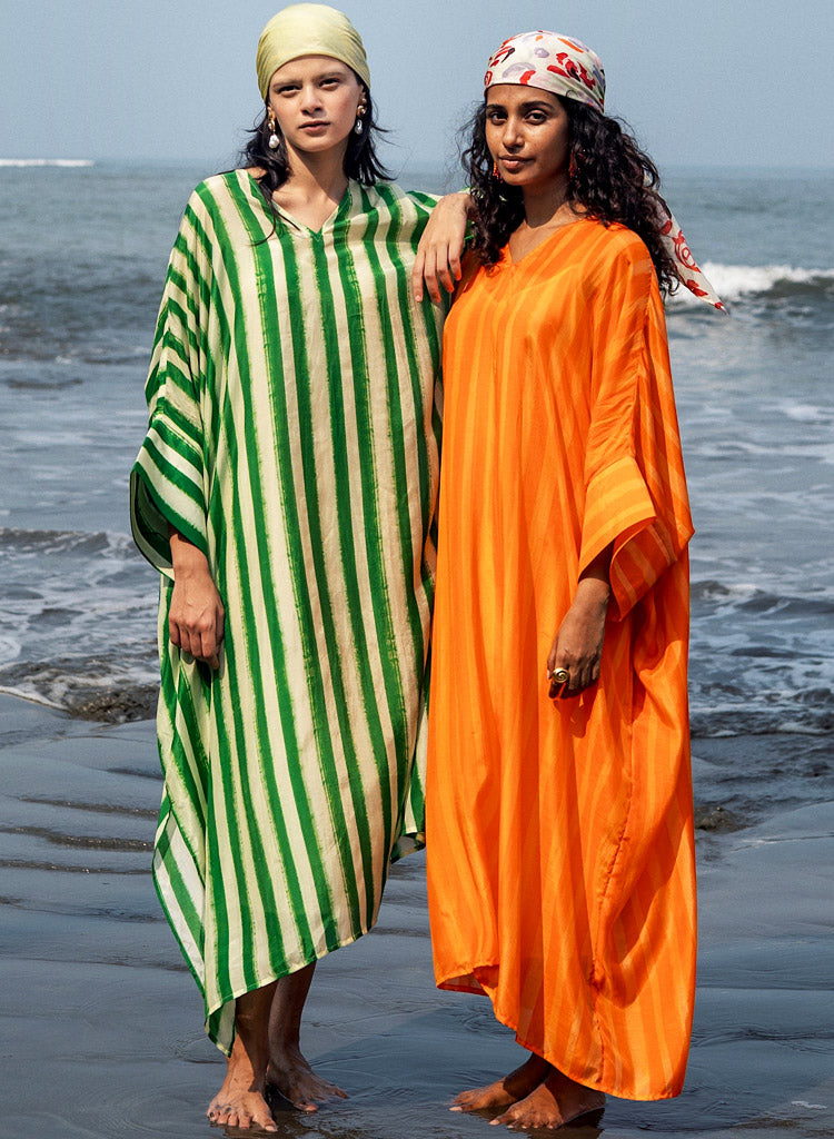 Angela Stripe Kaftan