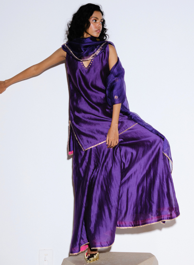 Angoor Silk Sharara Set