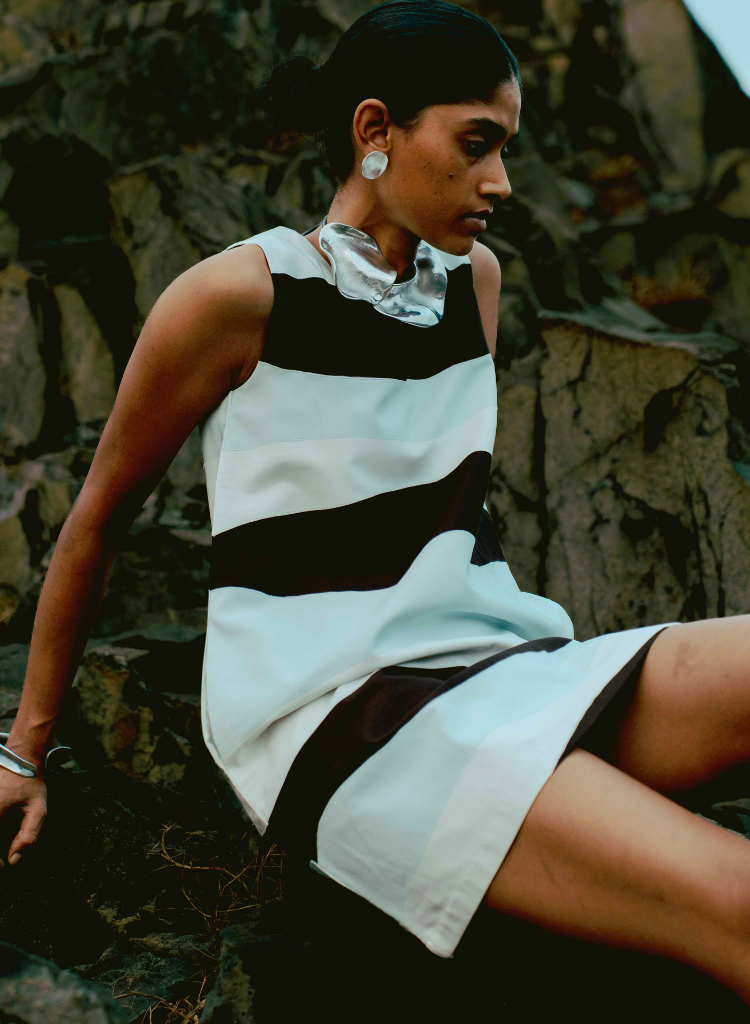 Appliqué Shift Dress