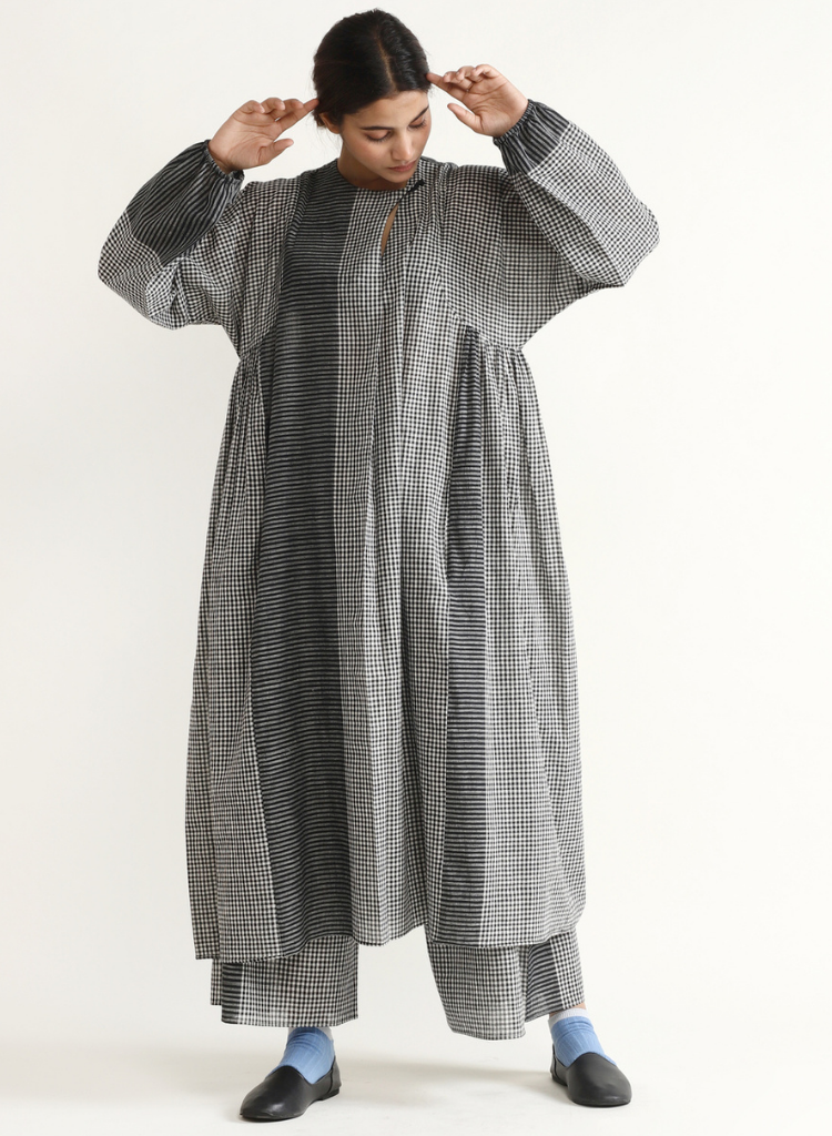 Arc Gingham Kaftan