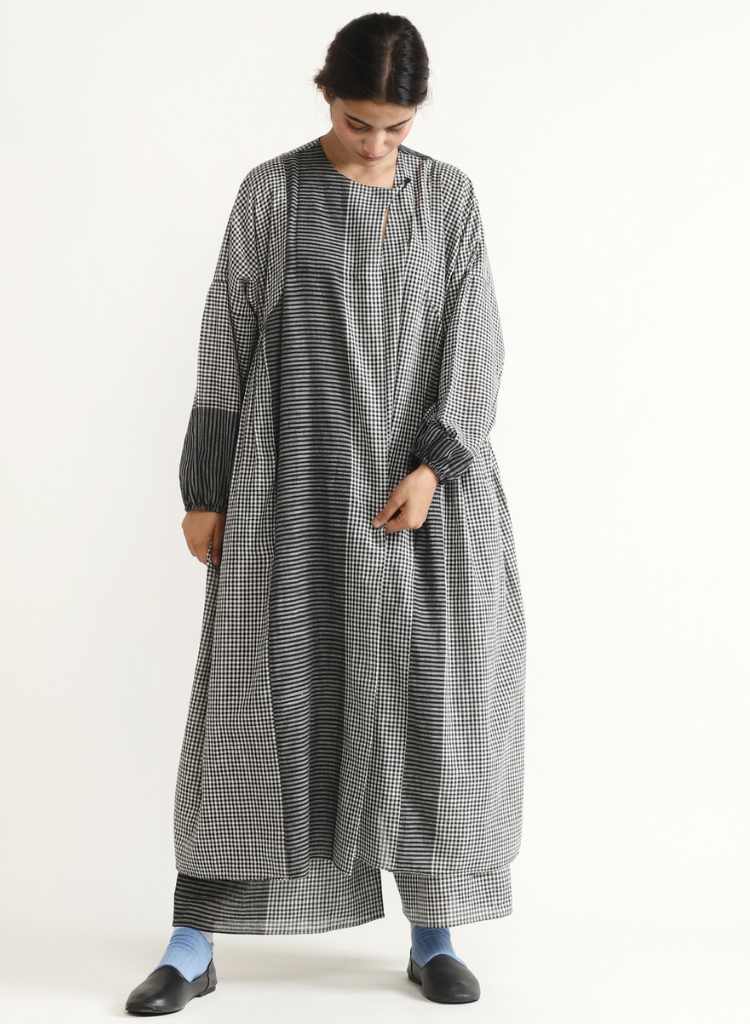 Arc Gingham Kaftan