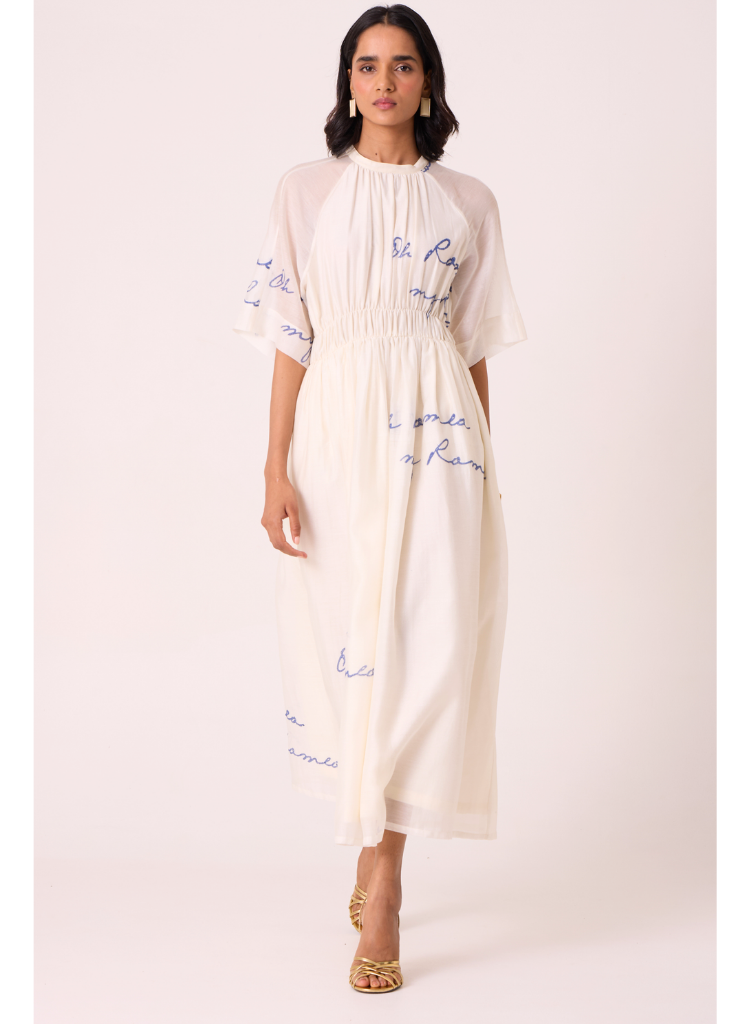 Arha Printed Ruched Dress
