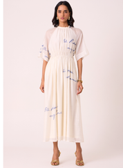 Arha Printed Ruched Dress