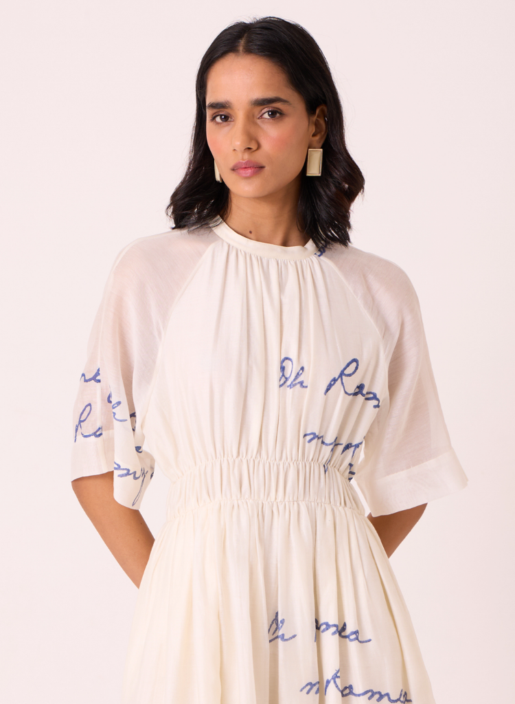 Arha Printed Ruched Dress