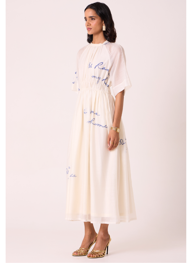 Arha Printed Ruched Dress