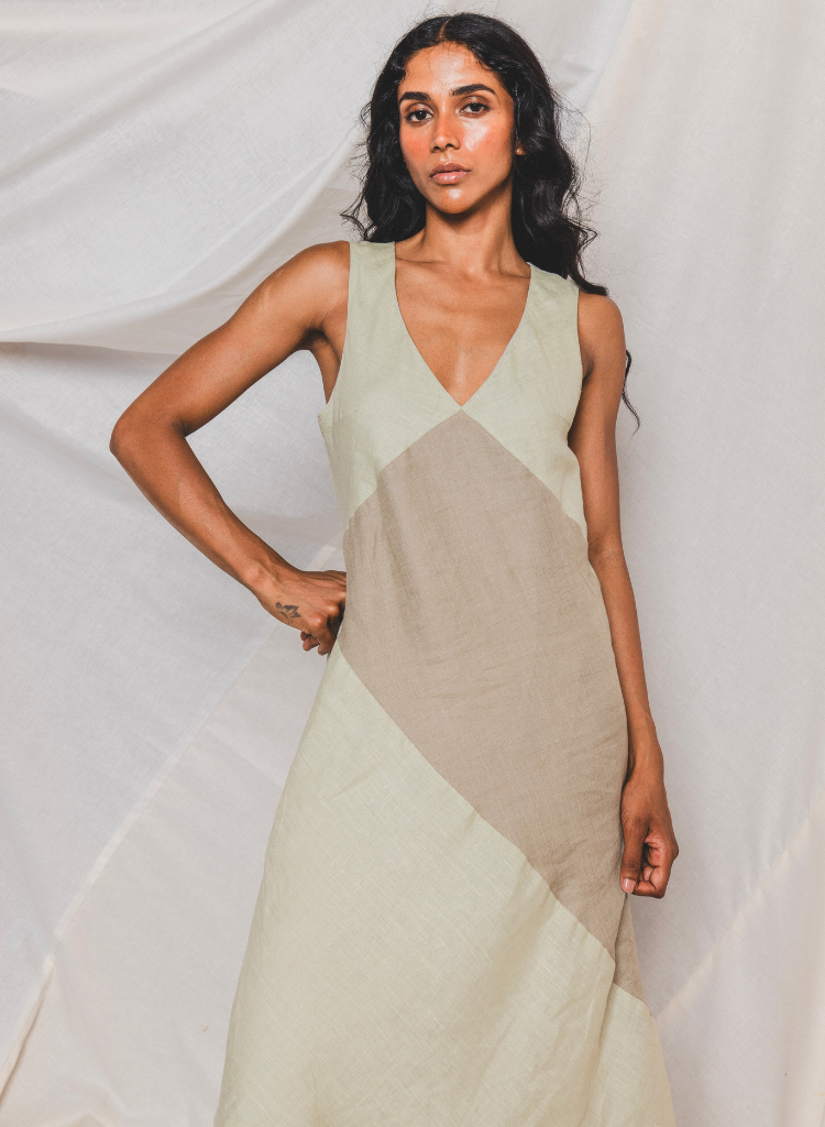 Aria Colour Block Dress