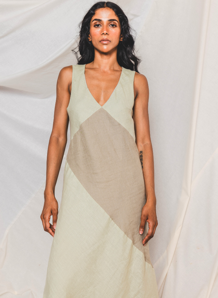 Aria Colour Block Dress