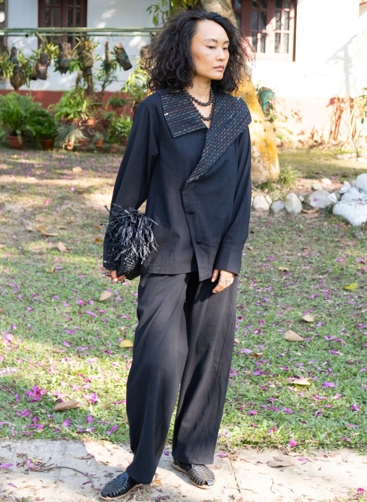 Black Green Arrow Shirt