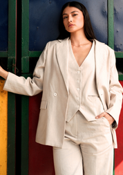 Ash Cloud Blazer Set