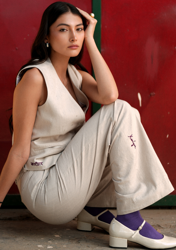 Ash Cloud Blazer Set